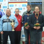 Herren vlnr. Roland Rink, Mathias Roock, Thomas Bartels, Andreas Treecken