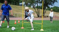 Fußballspaß der Kleinsten bei bestem Wetter Fußballspaß der Kleinsten bei bestem Wetter