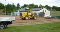Die Bagger sind da: Startschuss für den Büblingshäuser Kunstrasen ist gefallen Die Bagger sind da: Startschuss für den Büblingshäuser Kunstrasen ist gefallen