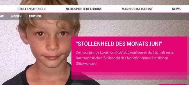 Du betrachtest gerade Tor des Monats: Lukas ist „Stollenheld des Monats Juni“