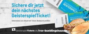 Mehr über den Artikel erfahren Jetzt erhältlich: Geisterspiel-Tickets für den RSV als Unterstützung in der Corona-Krise