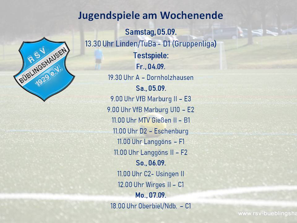 You are currently viewing D-Jugend eröffnet RSV-Pflichtspiel-Saison