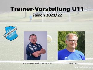 Read more about the article Trainervorstellung 20/21: Walther und Haas führen U11