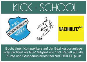 Read more about the article „Kick+School“: Mit RSV und Nachhilfe plus! die Sommerferien produktiv nutzen