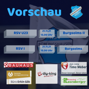 Read more about the article RSV-Teams empfangen Sonntag Burgsolms