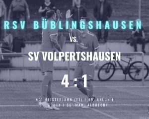 Mehr über den Artikel erfahren Generalprobe gelungen: RSV schlägt Volpertshausen 4:1
