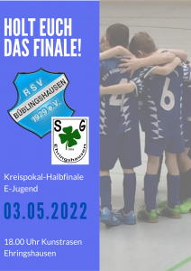 Read more about the article U11 greift heute nach Kreispokal-Finale