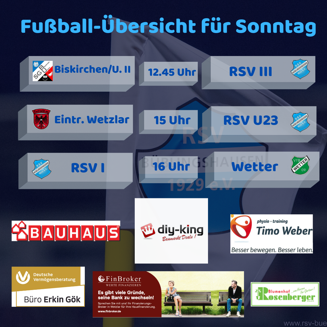 Read more about the article Fußball am Sonntag: Vorletztes Gruppenliga-Heimspiel und zweimal auswärts