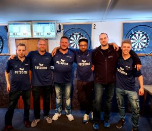 Read more about the article Darts: Erster Sieg für „Finsterloh Finest“ II – Team 3 mit knapper Niederlage