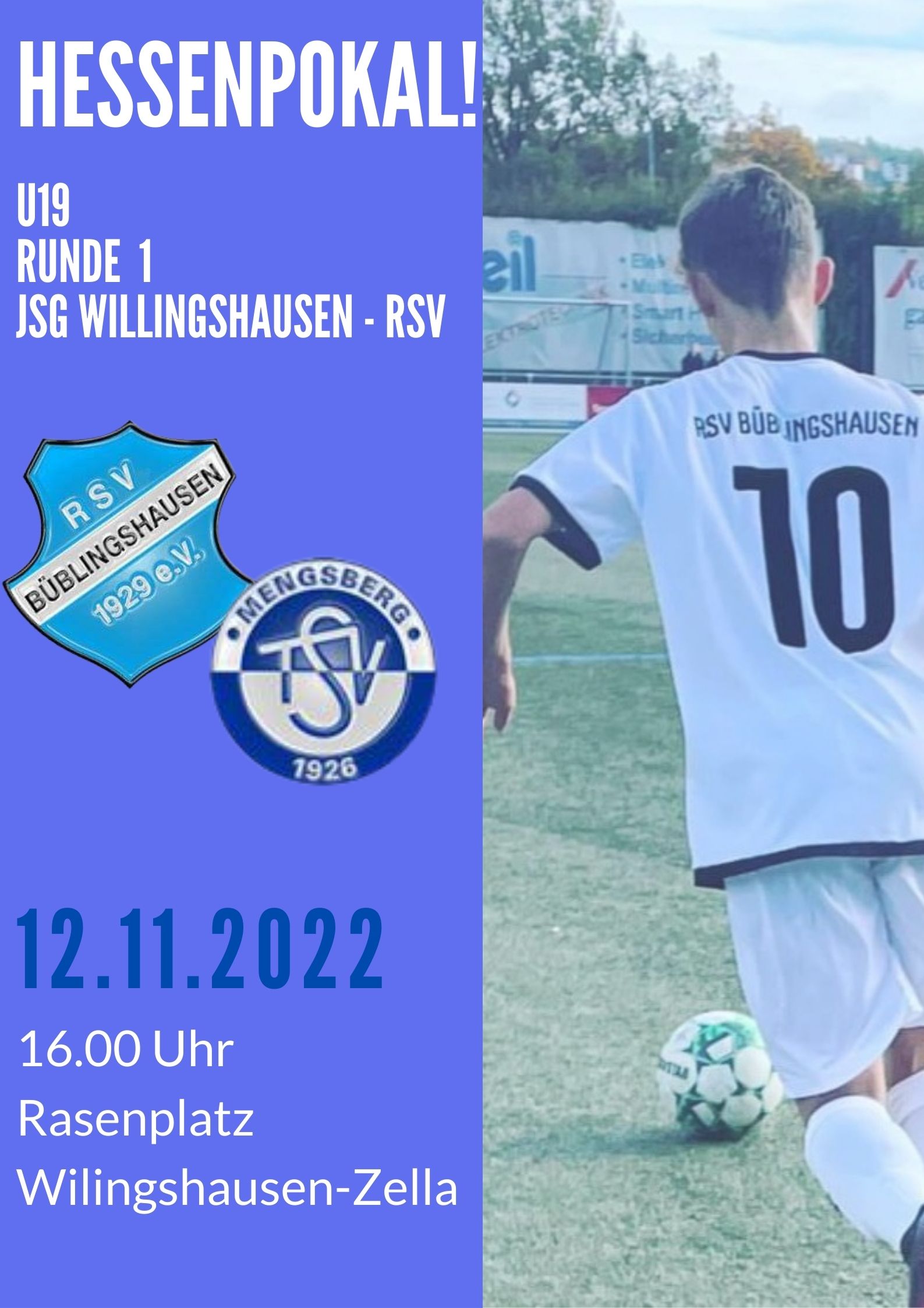 You are currently viewing Hessenpokal Runde 1: A-Jugend reist in Schwalm-Eder-Kreis