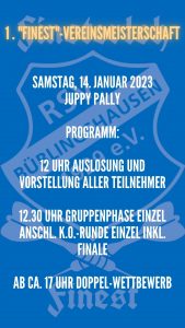 Mehr über den Artikel erfahren 1. RSV-Vereinsmeisterschaft im Darts