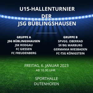 Mehr über den Artikel erfahren U15-Turnier der Extraklasse am Freitag