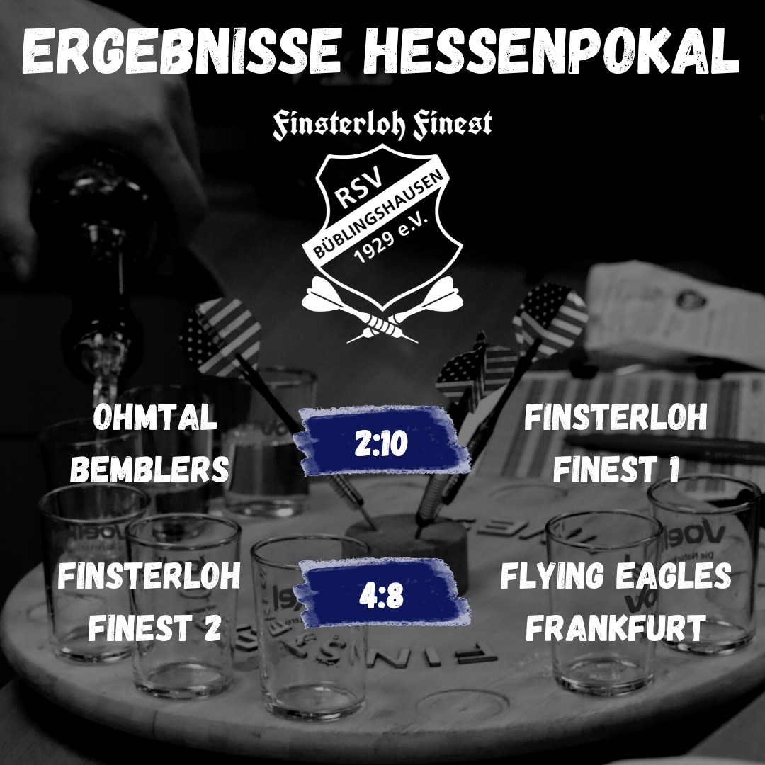 Read more about the article Darts-Hessenpokal: Team 1 erreicht souverän 2. Runde – Aus für Team 2