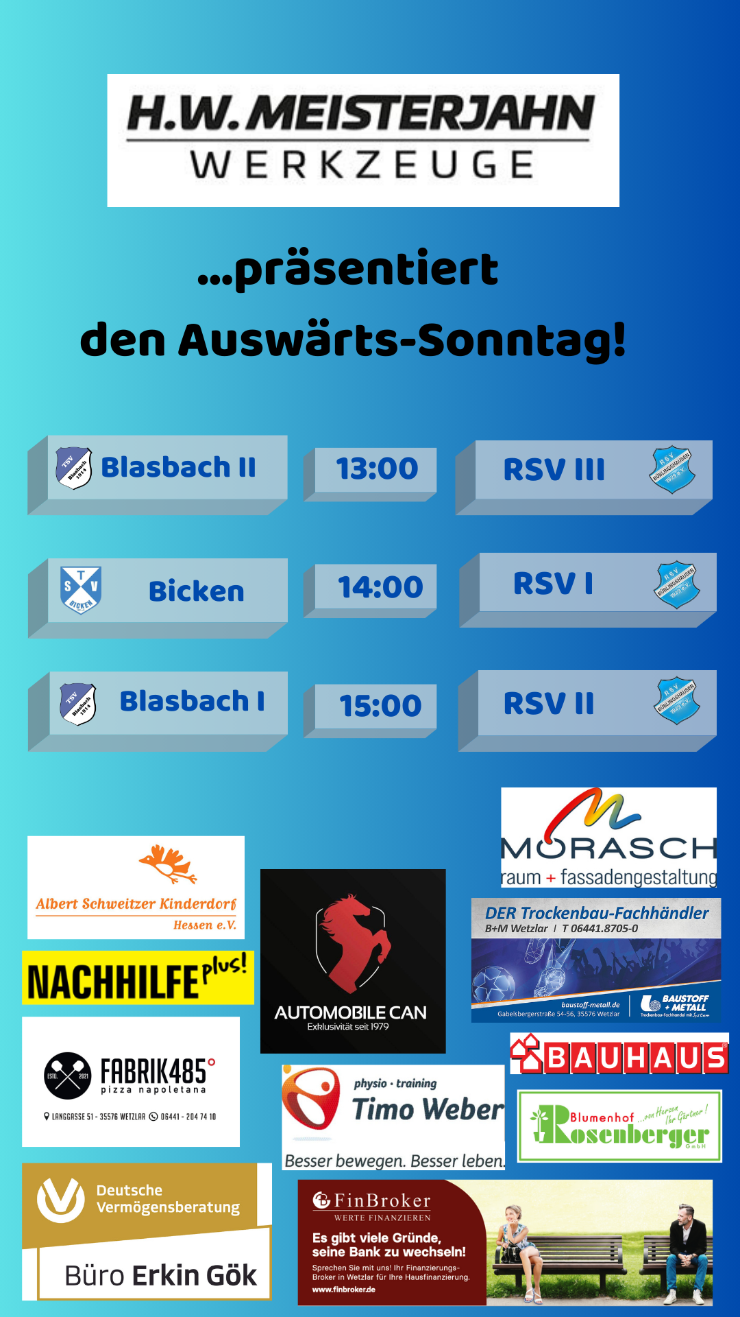 You are currently viewing RSV-Teams Sonntag alle auswärts gefordert