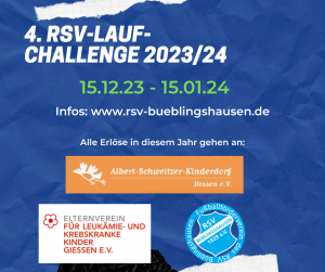 Read more about the article 4. RSV-Lauf-Challenge startet am 15.12.! Hier alle Infos!