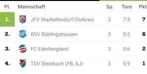 Mehr über den Artikel erfahren Regionalmeisterschaft Futsal: U19 scheitert knapp in Vorrunde
