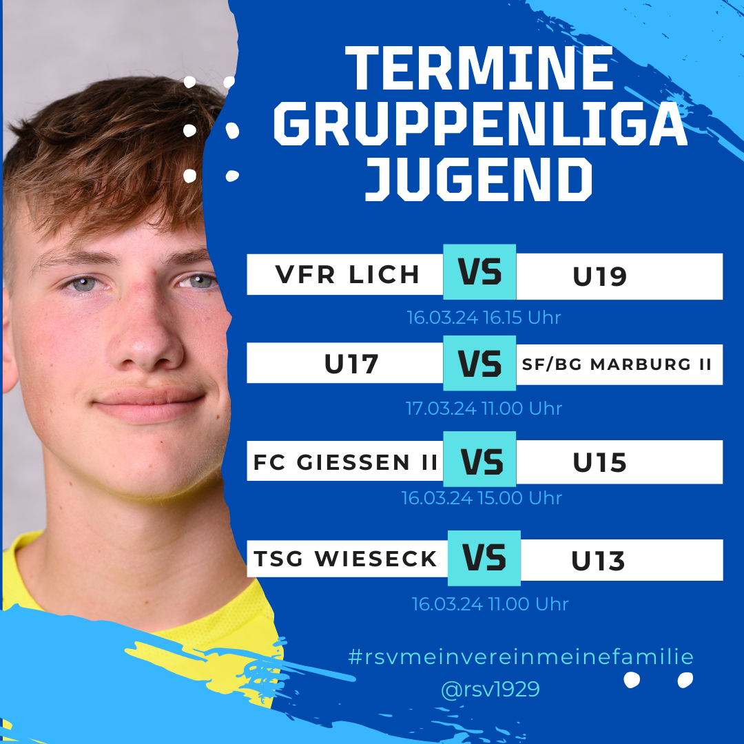 Read more about the article Jugend-Gruppenligen: U19 feiert furiosen Sieg – U13-Gipfeltreffen Samstag in Wieseck