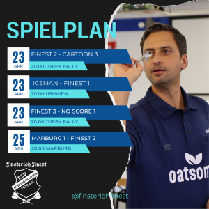 Mehr über den Artikel erfahren Darts: Doppel-Heimspieltag am Dienstag im Pally