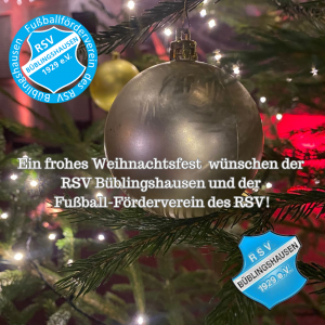 Mehr über den Artikel erfahren Der RSV wünscht eine frohe Weihnachtszeit!