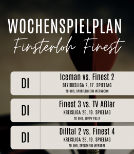 Mehr über den Artikel erfahren Darts: Drei „Finest“-Teams am Dienstag im Einsatz