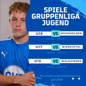 Mehr über den Artikel erfahren Jugend-Gruppenligen: U15 will oben dran bleiben