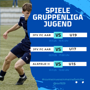 Mehr über den Artikel erfahren Jugend-Gruppenligen: U17 unter Zugzwang