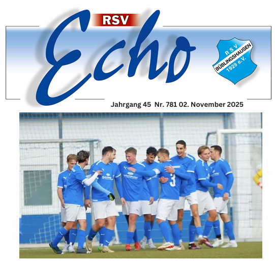 Du betrachtest gerade Aktuelle RSV-Echo-Ausgabe jetzt online!