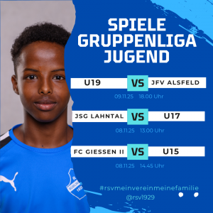 Mehr über den Artikel erfahren Jugend-Gruppenligen: U17 vor Kellerduell