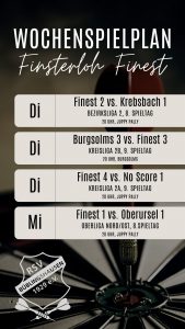 Mehr über den Artikel erfahren Darts: Jede Menge diese Woche im Juppy Pally